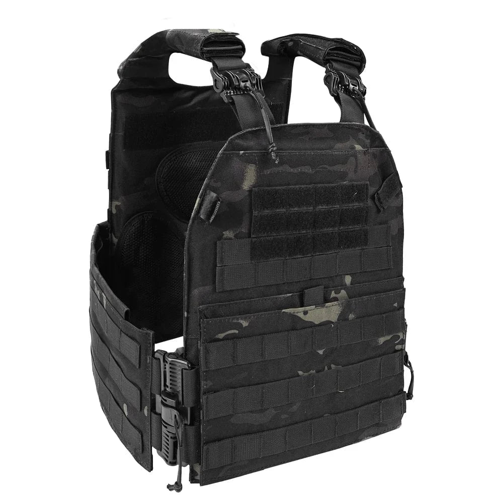 Tactical Hunting Vest K19 Plate Carrier 3.0 Quick Release System Fast Adjust Cummerbund Multi-size Military Airsoft Gear MCBK