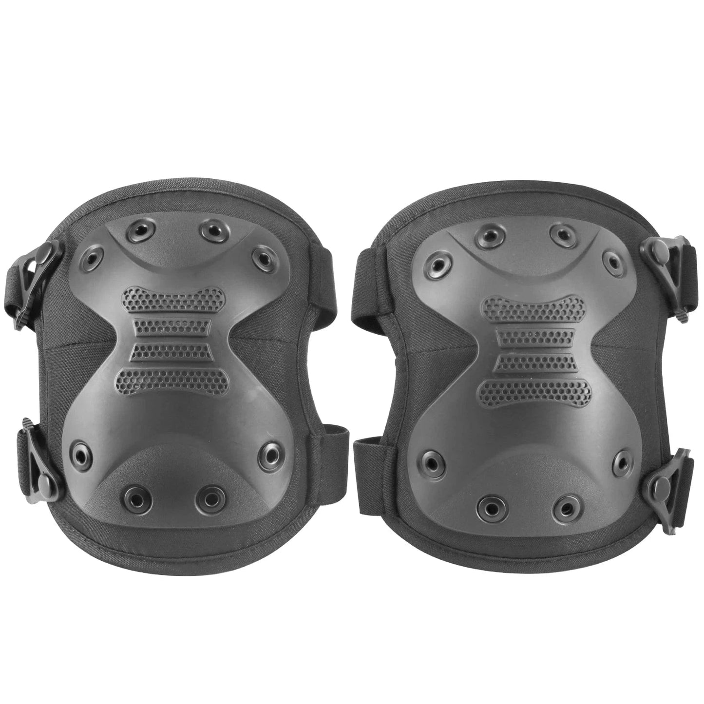 Tactical Knee Pads Professional Heavy Duty Foam Padding Tactical Gear Set Combat Knee Cushion for Airsoft Hunting Army Outdoors Knee Pad G1 Black
