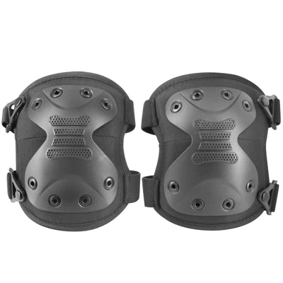 Tactical Knee Pads Professional Heavy Duty Foam Padding Tactical Gear Set Combat Knee Cushion for Airsoft Hunting Army Outdoors Knee Pad G1 Black
