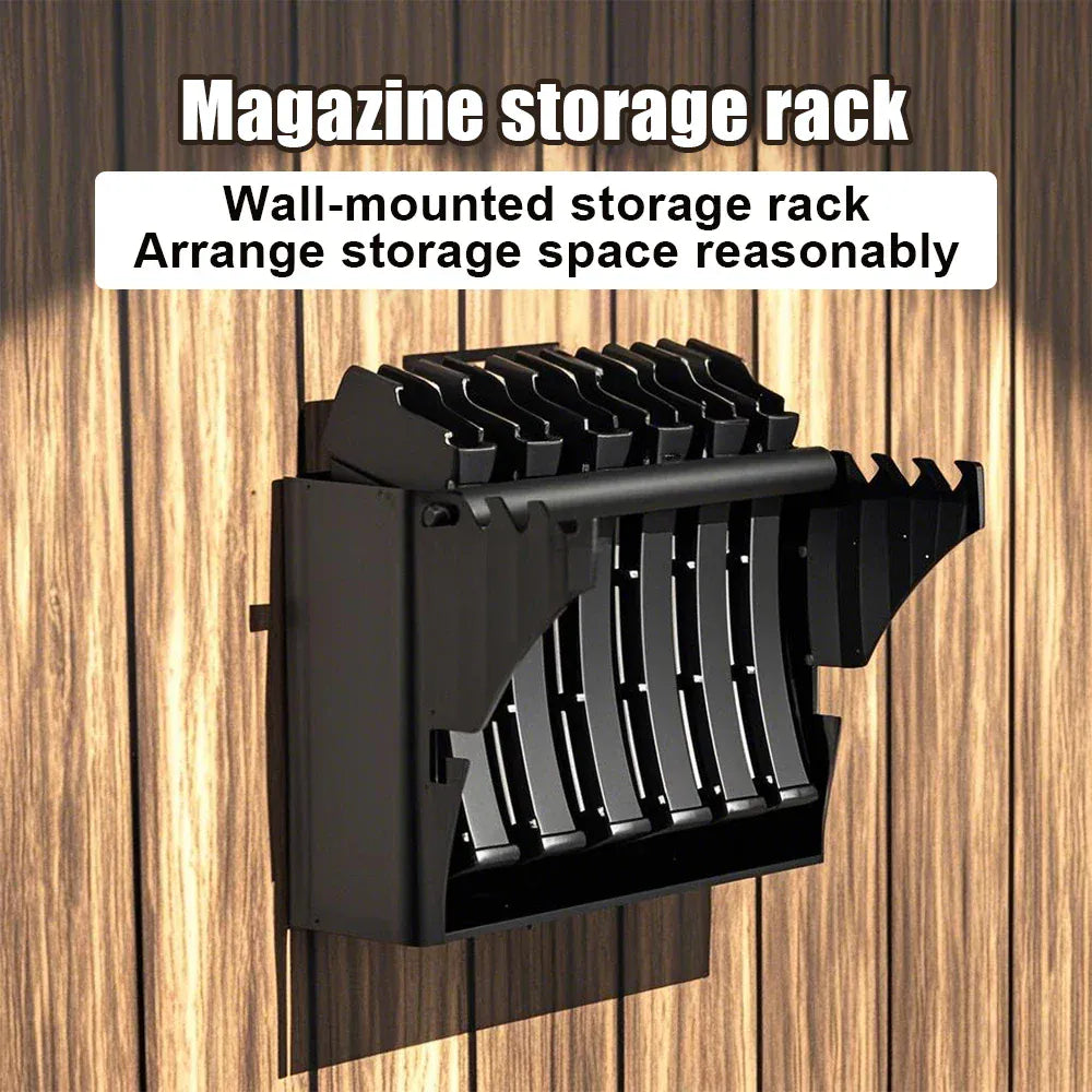 Tactical Magazine Rack Ammo Clip Holder Wall Mount Mag Holder Universal Gun Magazine Storage Rack Airsoft Magazine Display Stand