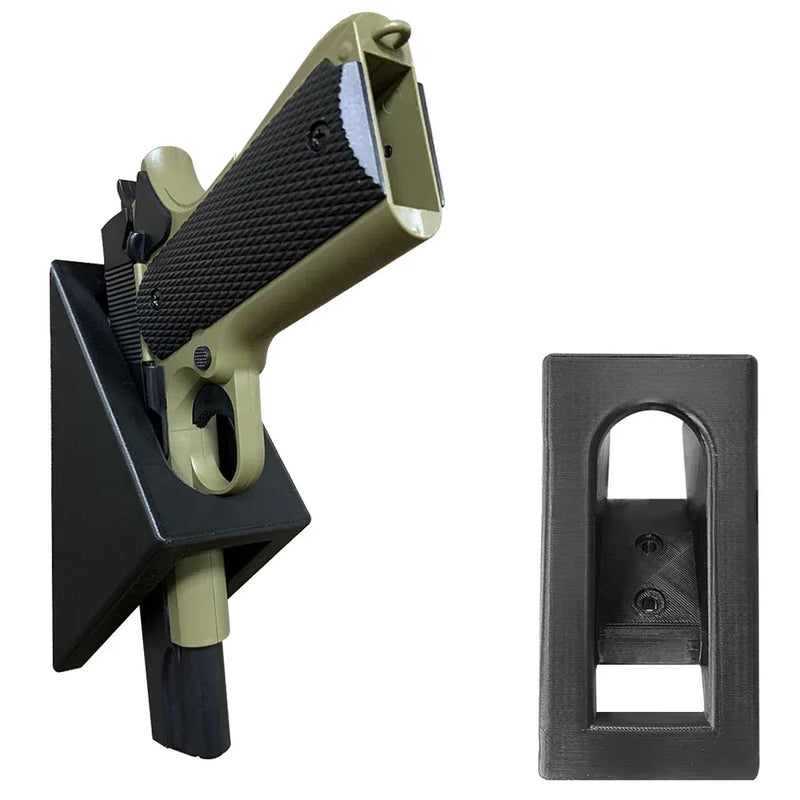 Tactical Pistol Rack Wall Mounted Universal Gun Rack Handgun Display Stand for Safe Storage Fits Glock Hunting & Home Defense