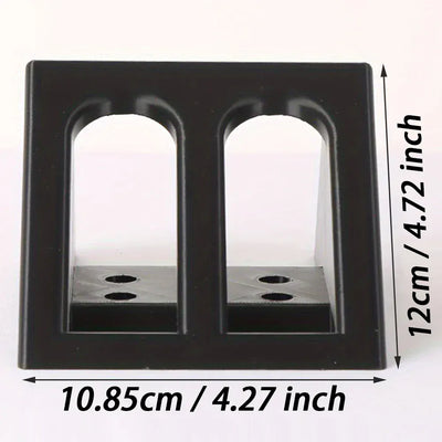 Tactical Pistol Rack Wall Mounted Universal Gun Rack Handgun Display Stand for Safe Storage Fits Glock Hunting & Home Defense 2 Slots