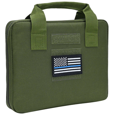 Tactical  Protable Hand Gun Case Soft Pistol Case with Elastic Loops Dual Padded Pistol Bags for Gun Tool Carrying Storage Bag RG