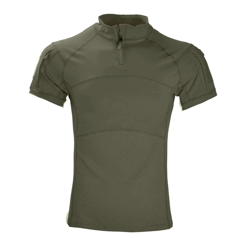 Tactical T-Shirts for Men Hiking Combat Short Sleeve Camping Shirt Camouflage Clothes Breathable CP Clothing Hunting Clothes green / S 45-55kg