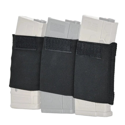 Tactifans 5.56 Triple Magazine Insert Pouch For Micro Fight MK3 MK4 Chest Rig Spiritus Style Elastic Built-in Magazine Holder