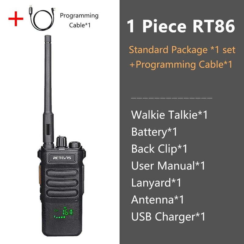ACTION AIRSOFT 0 1 PC et câble Talkie-walkie longue portée RT86 PTT 10W