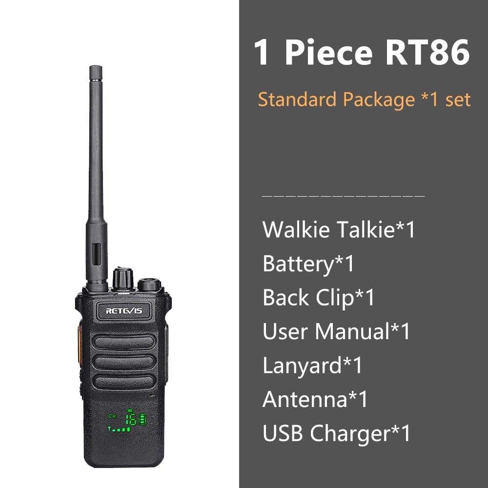 ACTION AIRSOFT 0 1PC Talkie-walkie longue portée RT86 PTT 10W