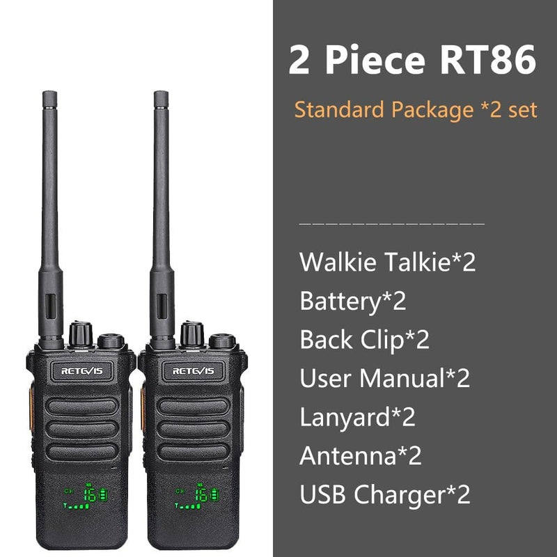 ACTION AIRSOFT 0 2PCS Talkie-walkie longue portée RT86 PTT 10W