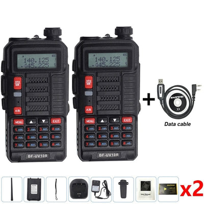 ACTION AIRSOFT 0 Noir + câble de données / EURO Talkie-walkie UV 10R W2 VHF Boafeng