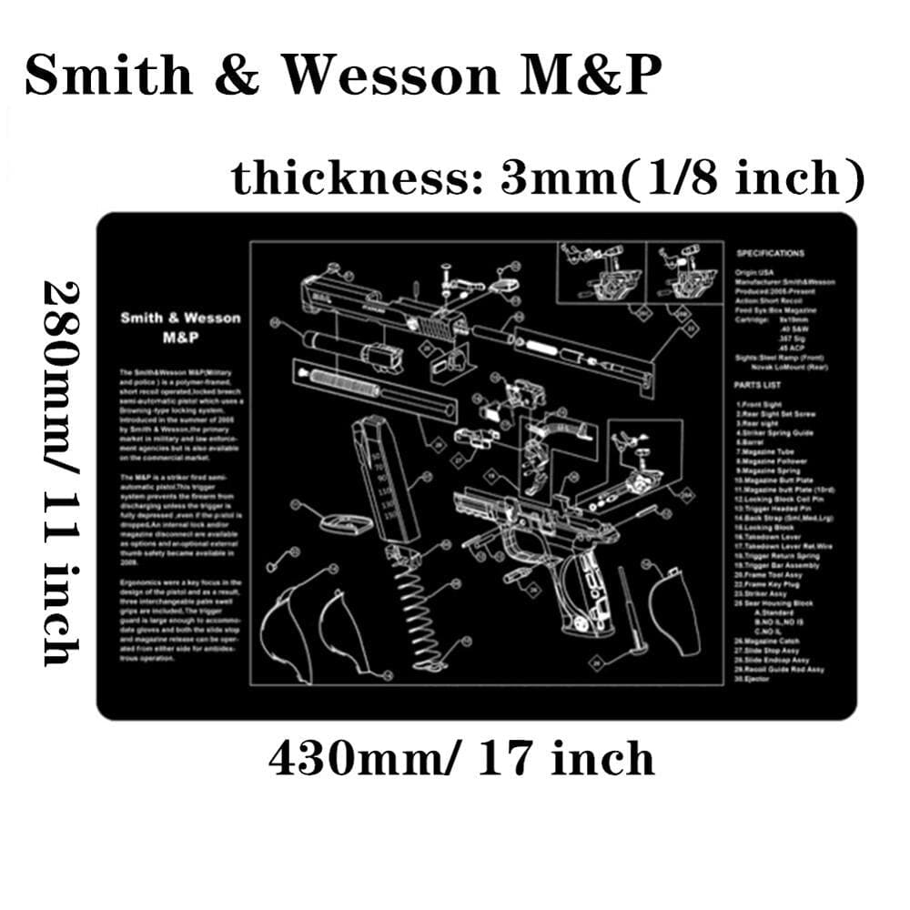 ACTION AIRSOFT 0 Smith Wesson Tapis nettoyage arme AR15 AK47