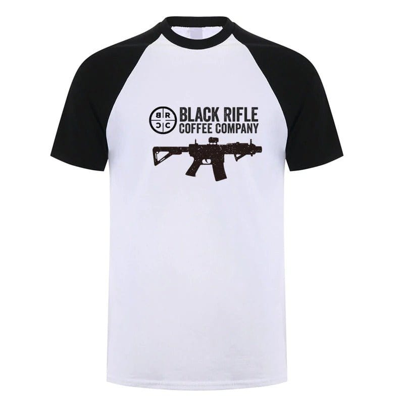 ACTION AIRSOFT Blanc / L Tee-shirt Black Rifle coton unisexe
