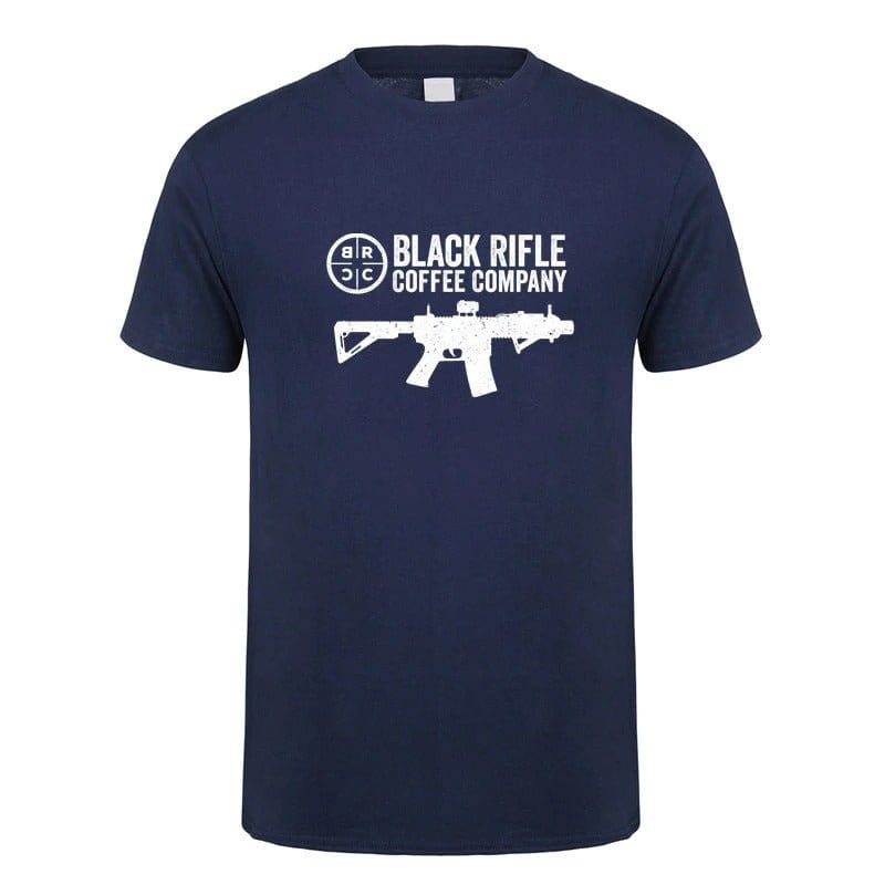 ACTION AIRSOFT Bleu / S Tee-shirt Black Rifle coton unisexe