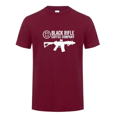 ACTION AIRSOFT Rouge / L Tee-shirt Black Rifle coton unisexe