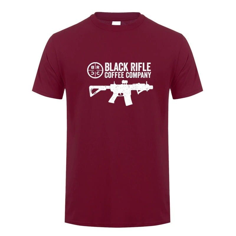 ACTION AIRSOFT Rouge / 4XL Tee-shirt Black Rifle coton unisexe