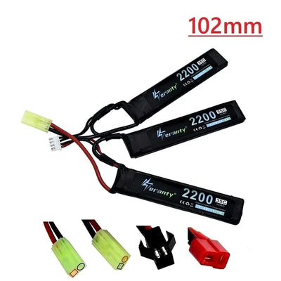 TERANTY Water Gun 1PCS Lipo Battery 3S 11.1V 2200mAh 35C 452096 for AKKU Mini Airsoft BB Air Pistol Electric Toys RC Parts