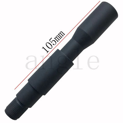 ACTION AIRSOFT 0 Noir-105 mm-A Tube extension embout avant/arrière 14mm