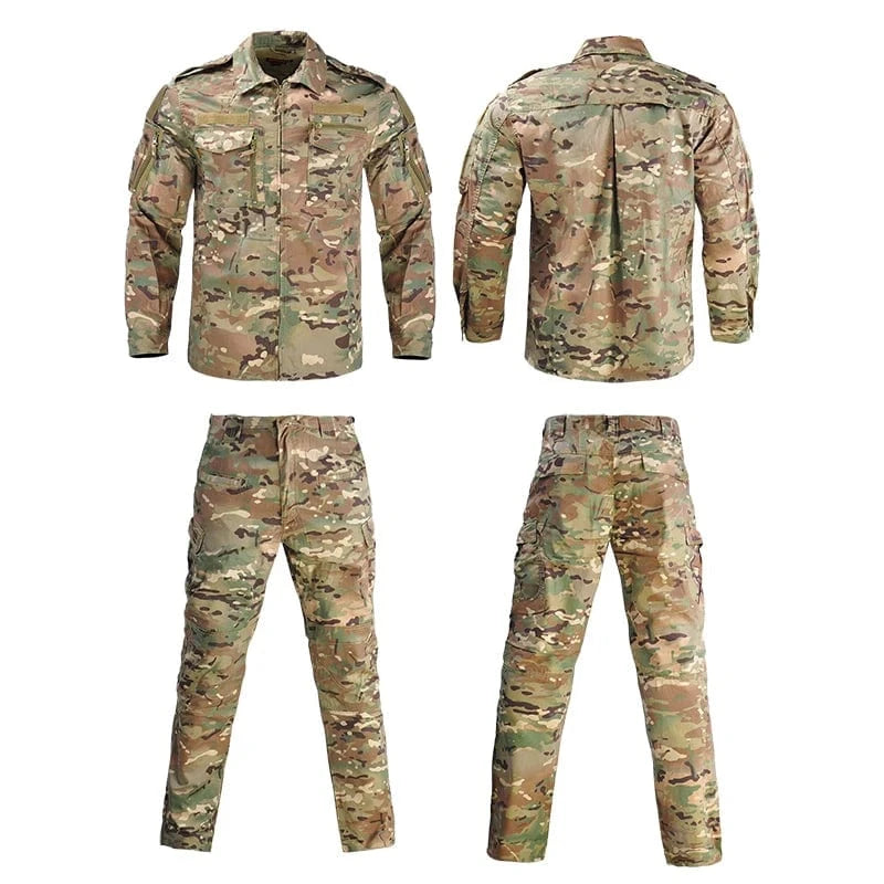 Uniform Camo Tactical combat Set Hunting Suit Uniforme Tactical Suits Airsoft Men Clothing Working Clothes