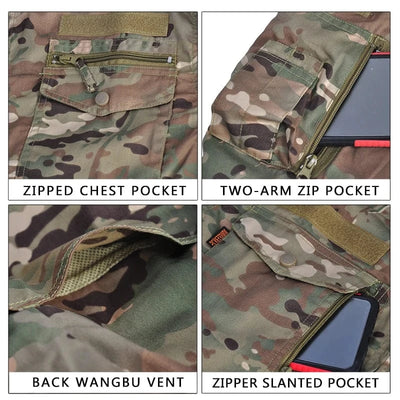 Uniform Camo Tactical combat Set Hunting Suit Uniforme Tactical Suits Airsoft Men Clothing Working Clothes