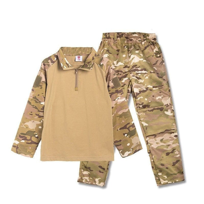 Uniforme enfant haut et pantalon NOV ST Multicam (t-shirt manches longues) / 120 cm