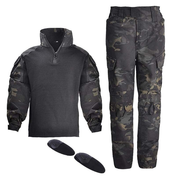 Uniforme militaire enfant chemise + pantalon