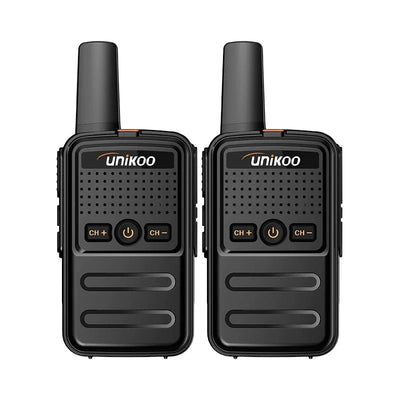 UNIKOO 2 pcs Walkie Talkie Kids Mini Portable Handheld Radio Wireless Set Twol Way Radio UK228 Station Comunicador Transceiver 2pcs / US Plug