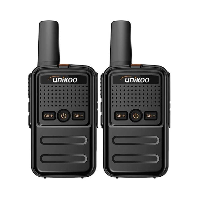 UNIKOO 2 pcs Walkie Talkie Kids Mini Portable Handheld Radio Wireless Set Twol Way Radio UK228 Station Comunicador Transceiver 2pcs / US Plug