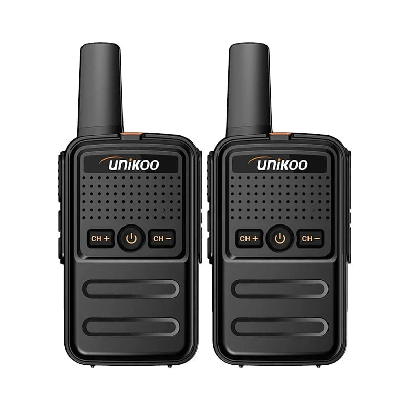 UNIKOO 2 pcs Walkie Talkie Kids Mini Portable Handheld Radio Wireless Set Twol Way Radio UK228 Station Comunicador Transceiver 2pcs / US Plug