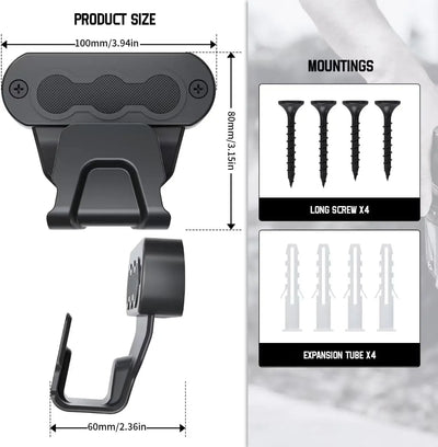 Universal Gun Magnet Mount Magnetic Pistol Holder Glock Stand 15Lbs Wall/Car Handgun Holster with Trigger Guard Protection