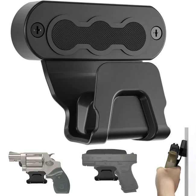 Universal Gun Magnet Mount Magnetic Pistol Holder Glock Stand 15Lbs Wall/Car Handgun Holster with Trigger Guard Protection