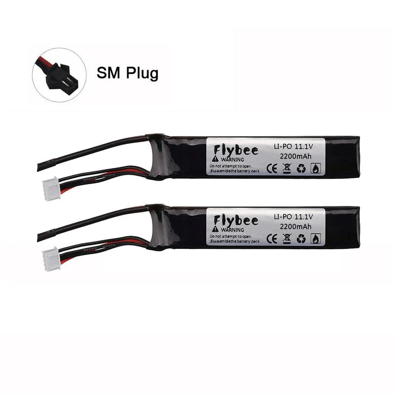 Upgrade Power Water Gun Lipo Battery 3S 11.1V 2200mAh 35C for AKKU Mini Airsoft BB Air Pistol Electric Toys Guns RC Parts 452096 2pcs battery 2
