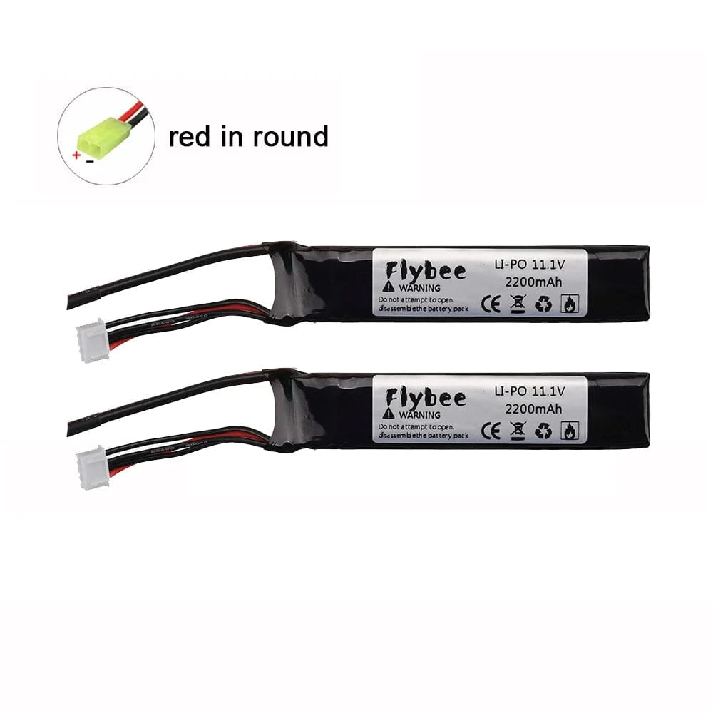 Upgrade Power Water Gun Lipo Battery 3S 11.1V 2200mAh 35C for AKKU Mini Airsoft BB Air Pistol Electric Toys Guns RC Parts 452096 2pcs battery 3