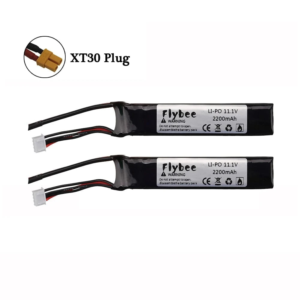 Upgrade Power Water Gun Lipo Battery 3S 11.1V 2200mAh 35C for AKKU Mini Airsoft BB Air Pistol Electric Toys Guns RC Parts 452096 2pcs battery 4