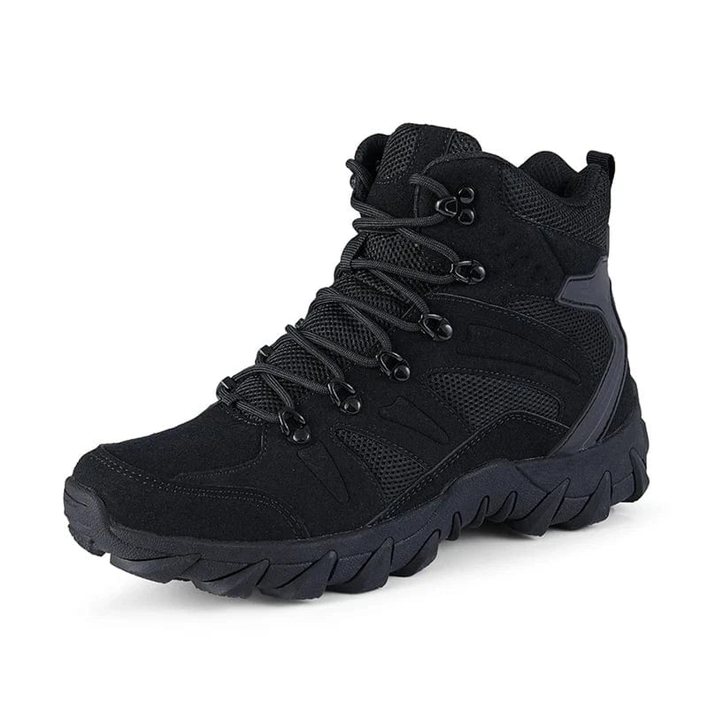 Upgraded Tactics Combat Training Boots Male Outdoors Camping Anti-wear Rapid Response Hiking Shoes Fishing Hunting Sneakers Men Black / 42