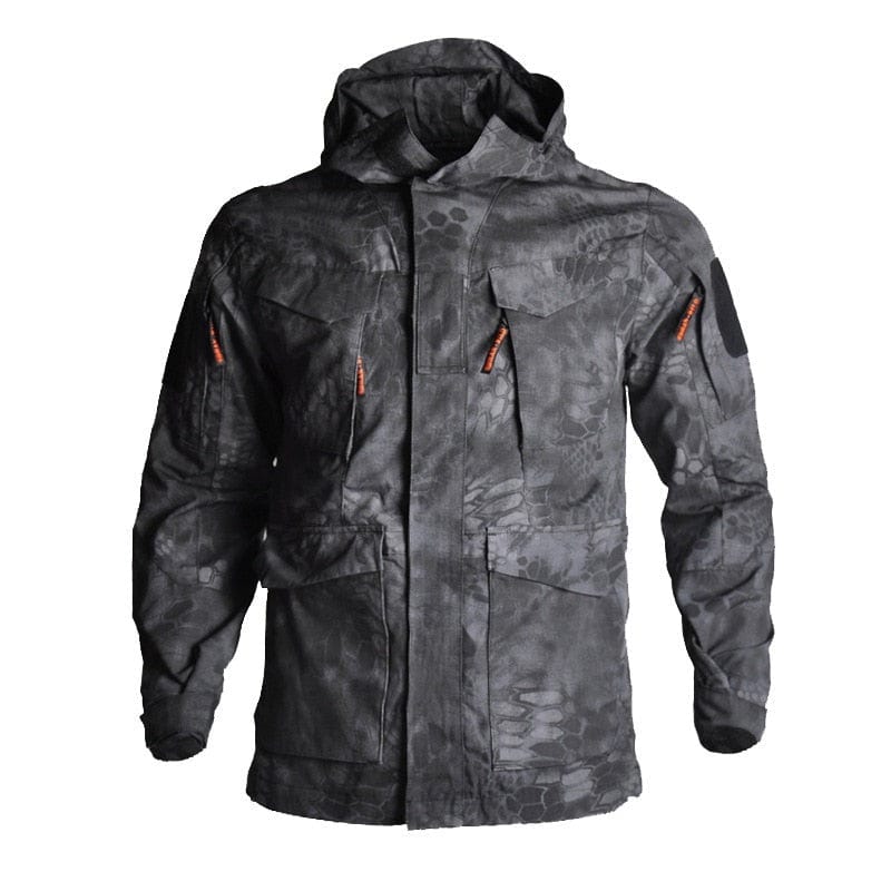 ACTION AIRSOFT 0 XL (80-90kg) Veste M65 HWILD Phyton noir