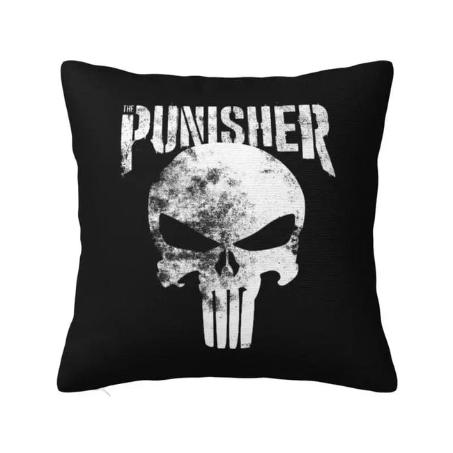 Vintage Punisher Skeleton Skull Throw Pillow Covers Decoracion 3D Print Sofa Cushion Cover Polyester Soft Pillowslip Dakimakura 12 / 45x45cm 18x18in