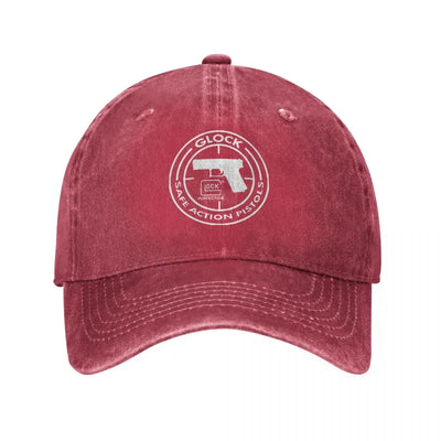 Vintage  Tactical Shooting Gun Baseball Caps Men Women Distressed Denim Washed Sun Cap Outdoor Summer Gift Hats Cap k1 / >8Y / Adjustable