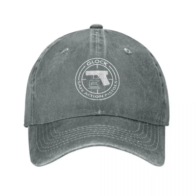 Vintage  Tactical Shooting Gun Baseball Caps Men Women Distressed Denim Washed Sun Cap Outdoor Summer Gift Hats Cap k2 / >8Y / Adjustable