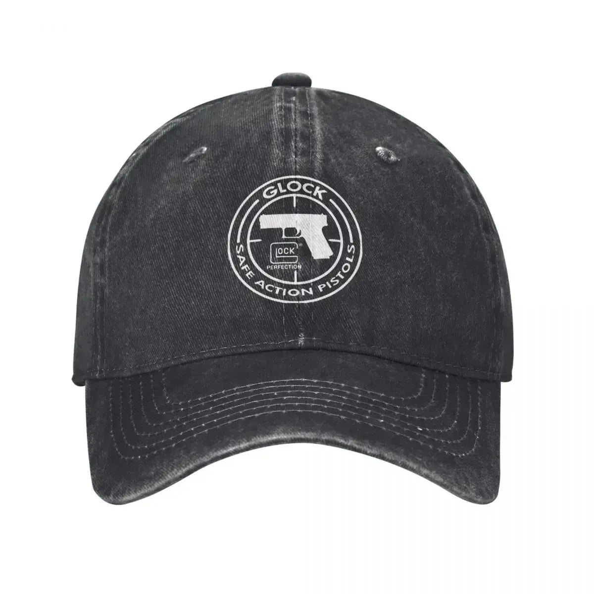 Vintage  Tactical Shooting Gun Baseball Caps Men Women Distressed Denim Washed Sun Cap Outdoor Summer Gift Hats Cap k4 / >8Y / Adjustable