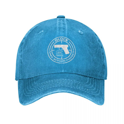 Vintage  Tactical Shooting Gun Baseball Caps Men Women Distressed Denim Washed Sun Cap Outdoor Summer Gift Hats Cap k7 / >8Y / Adjustable