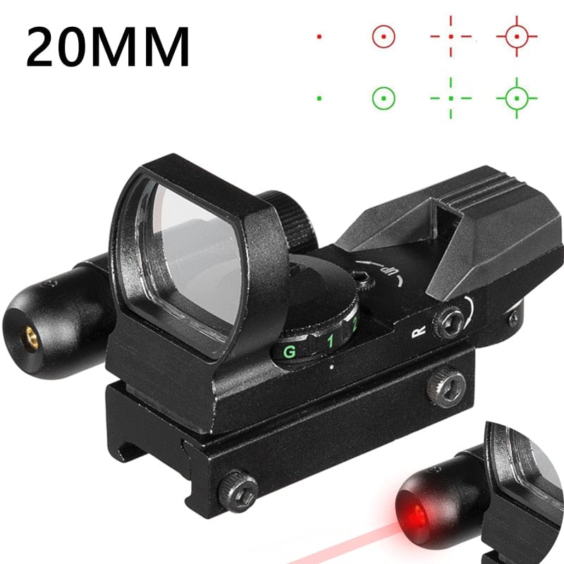 LEGEND AIRSOFT 0 Noir avec laser 20 mm Viseur 11mm/20mm Sniper Airsoft HES