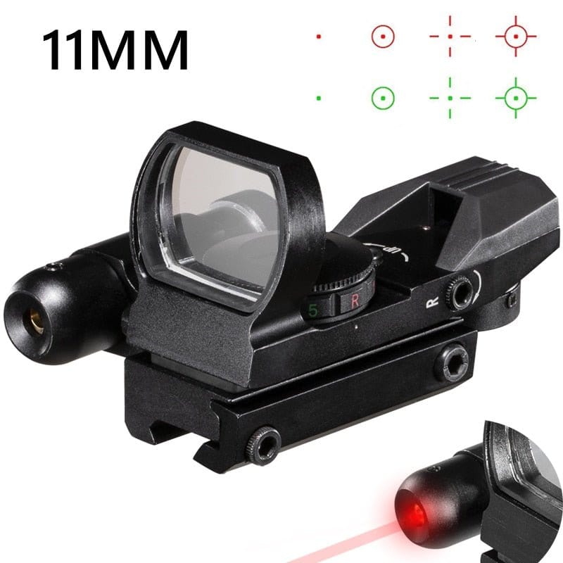 LEGEND AIRSOFT 0 Noir avec laser 11 mm Viseur 11mm/20mm Sniper Airsoft HES