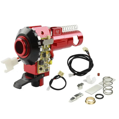 VULPO CNC Aluminum Alloy Hop Up Chamber With LED For Airsoft AEG M4 M16 Hunting Accessories LED Chamber Red