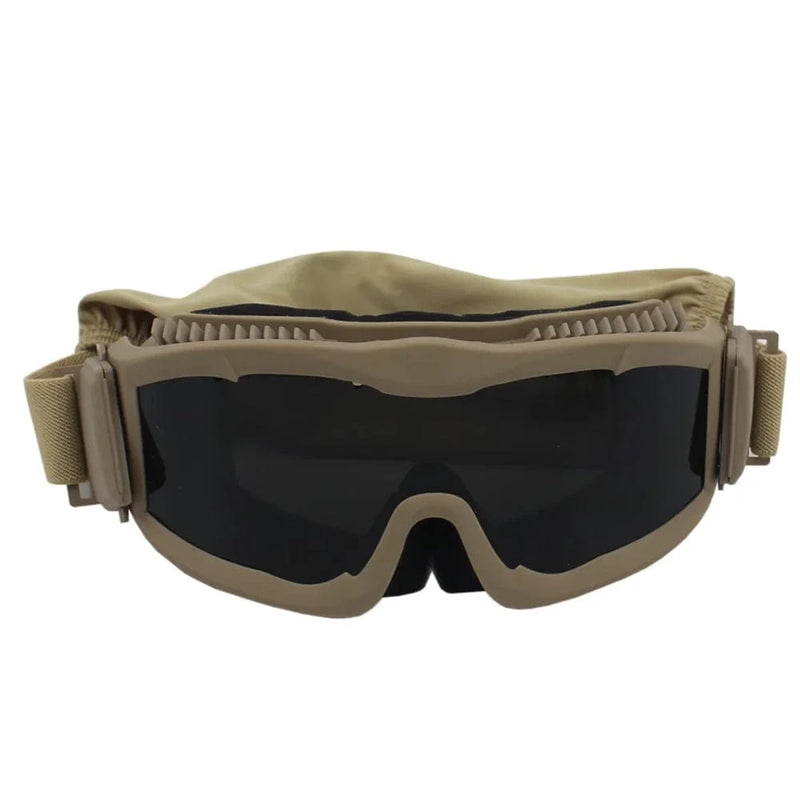 VULPO Tactical Goggles Airsoft Paintball Shooting Goggles Windproof Anti Fog Glasses Hiking Mountaineering Glasses