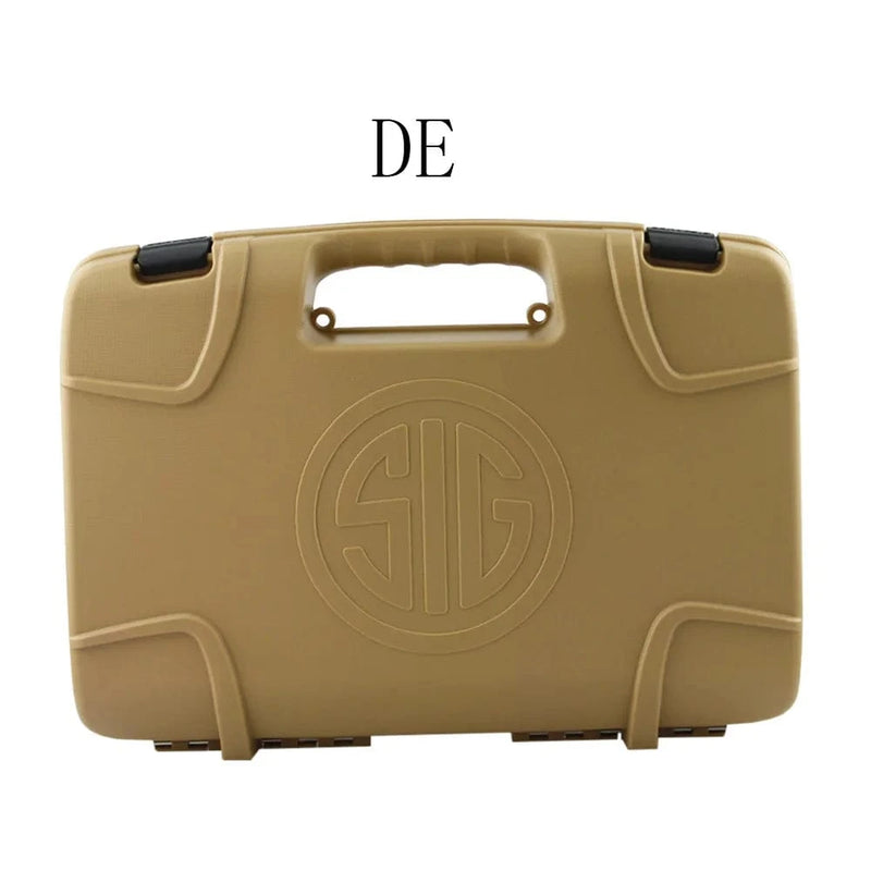 VULPO Tactical Pistol Case Handgun Storage Case Carry Box For SIG P238 P938 P365 Suitcase Hunting Paintball Accessories DE