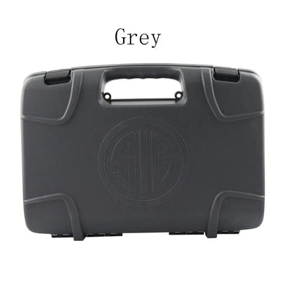 VULPO Tactical Pistol Case Handgun Storage Case Carry Box For SIG P238 P938 P365 Suitcase Hunting Paintball Accessories Grey
