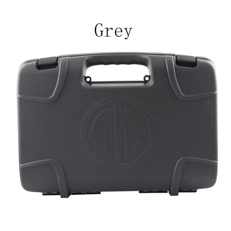 VULPO Tactical Pistol Case Handgun Storage Case Carry Box For SIG P238 P938 P365 Suitcase Hunting Paintball Accessories Grey
