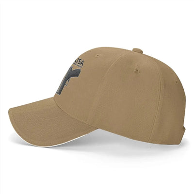 Washed Men's Baseball Cap Classic Trucker Snapback Caps Dad Hat CZ USA Gun Golf Hats