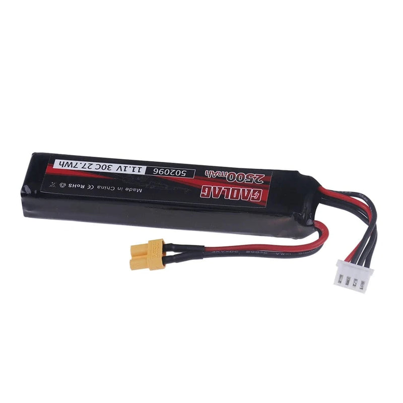 Water Gun Airsoft 11.1V 3S 2500mAh 30C 502096 LiPo battery T/Tamiya/XT30 Plug for Airsoft BB Air Pistol Electric Toys Guns Parts 1pcs XT30