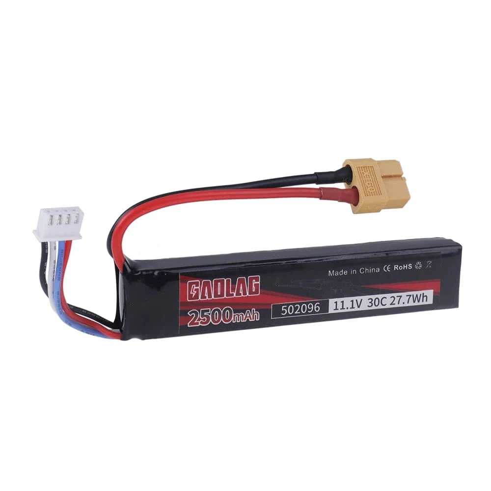 Water Gun Airsoft 11.1V 3S 2500mAh 30C 502096 LiPo battery T/Tamiya/XT30 Plug for Airsoft BB Air Pistol Electric Toys Guns Parts 1pcs XT60