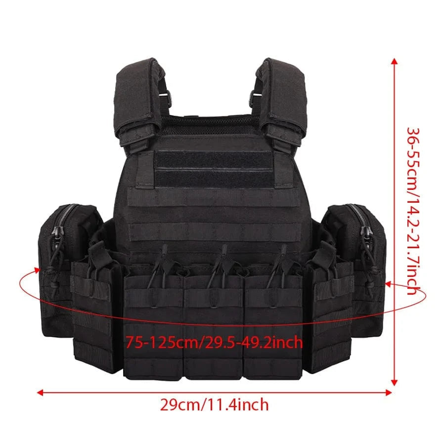 YAKEDA Equipment Vest and Five Piece Bag Training Vest